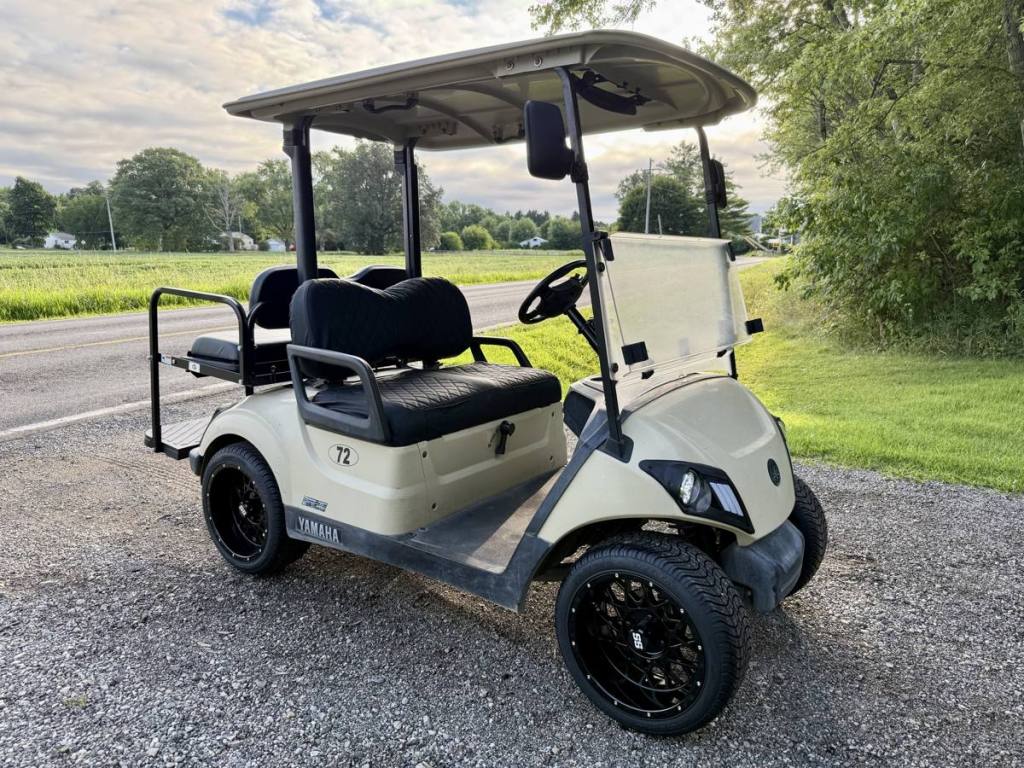 2020 Tan Yamaha Drive2 EFI Golf Cart – Sold