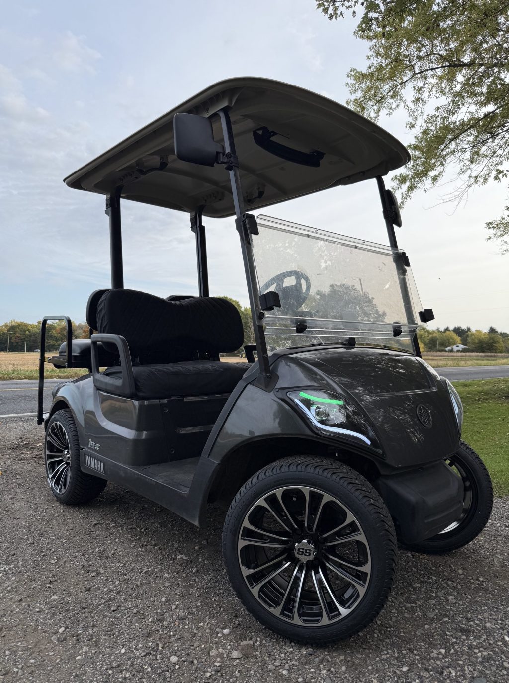 2021 Carbon Yamaha Drive2 EFI Golf Cart