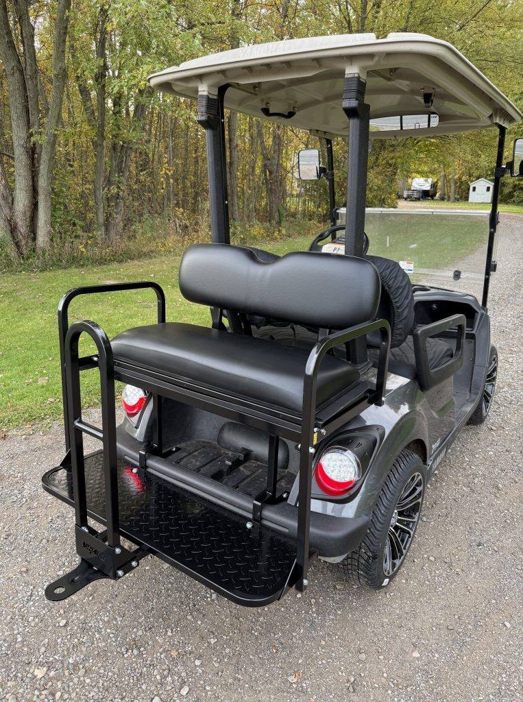 Carbon 2021 Yamaha Drive2 EFI golf cart for sale in Byron, MI