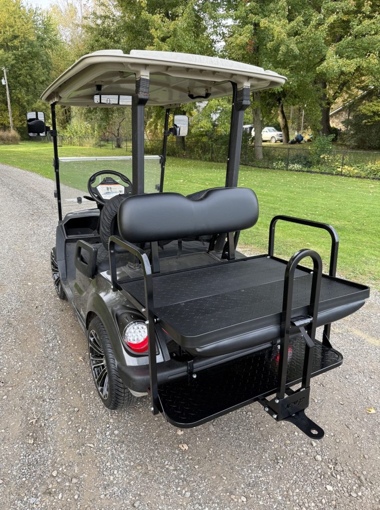 Carbon 2021 Yamaha Drive2 EFI golf cart for sale in Byron, MI
