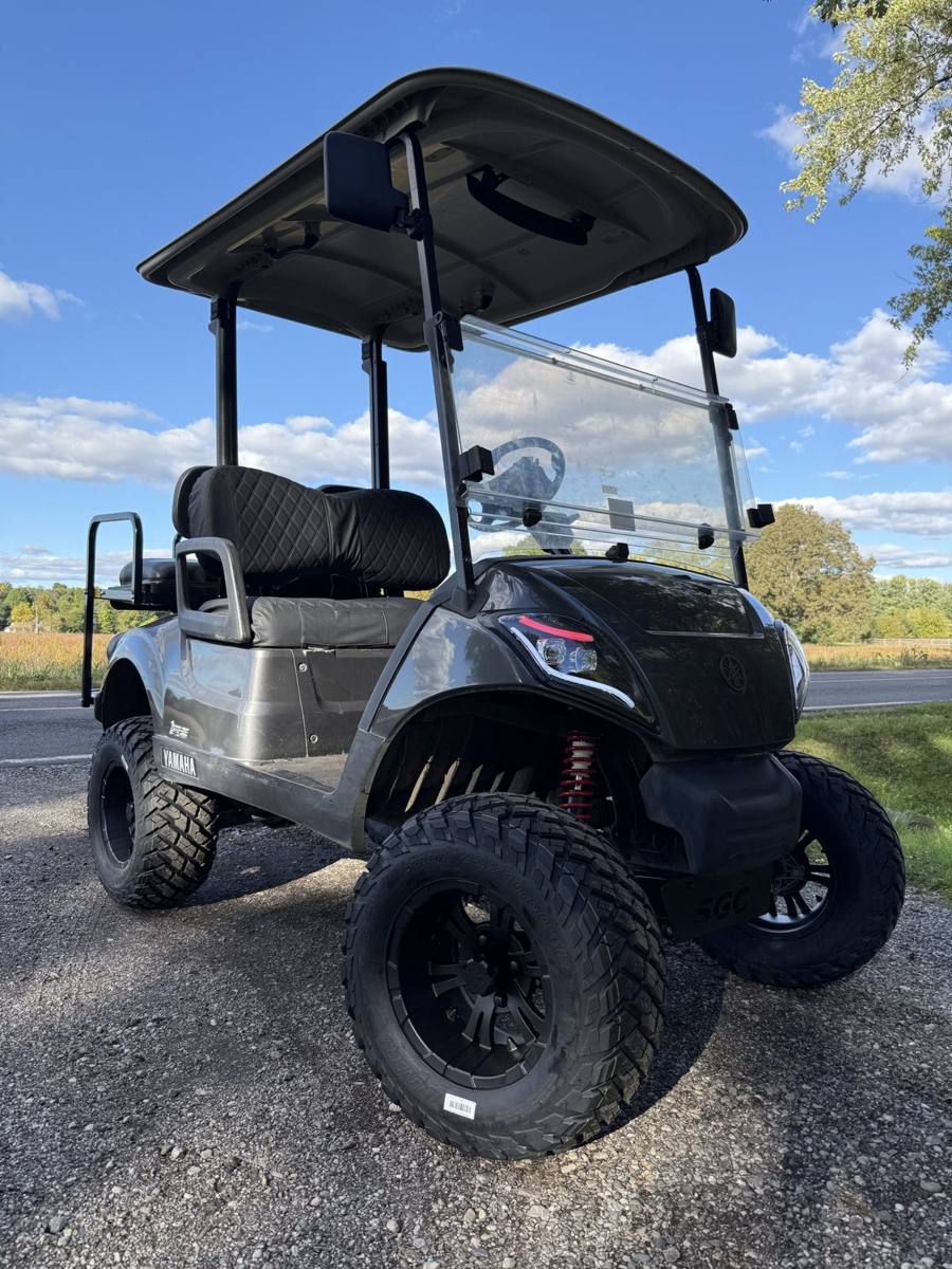 2021 Lifted Carbon Yamaha Drive2 EFI Golf Cart – Sold