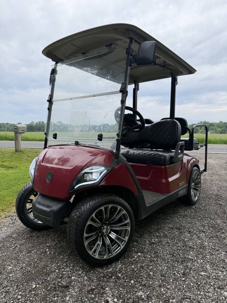 2019 Red Yamaha Drive2 EFI QuieTech Golf Cart – Sold
